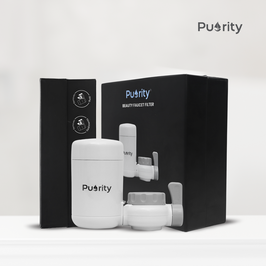 Beauty Faucet Filter - Pearl White