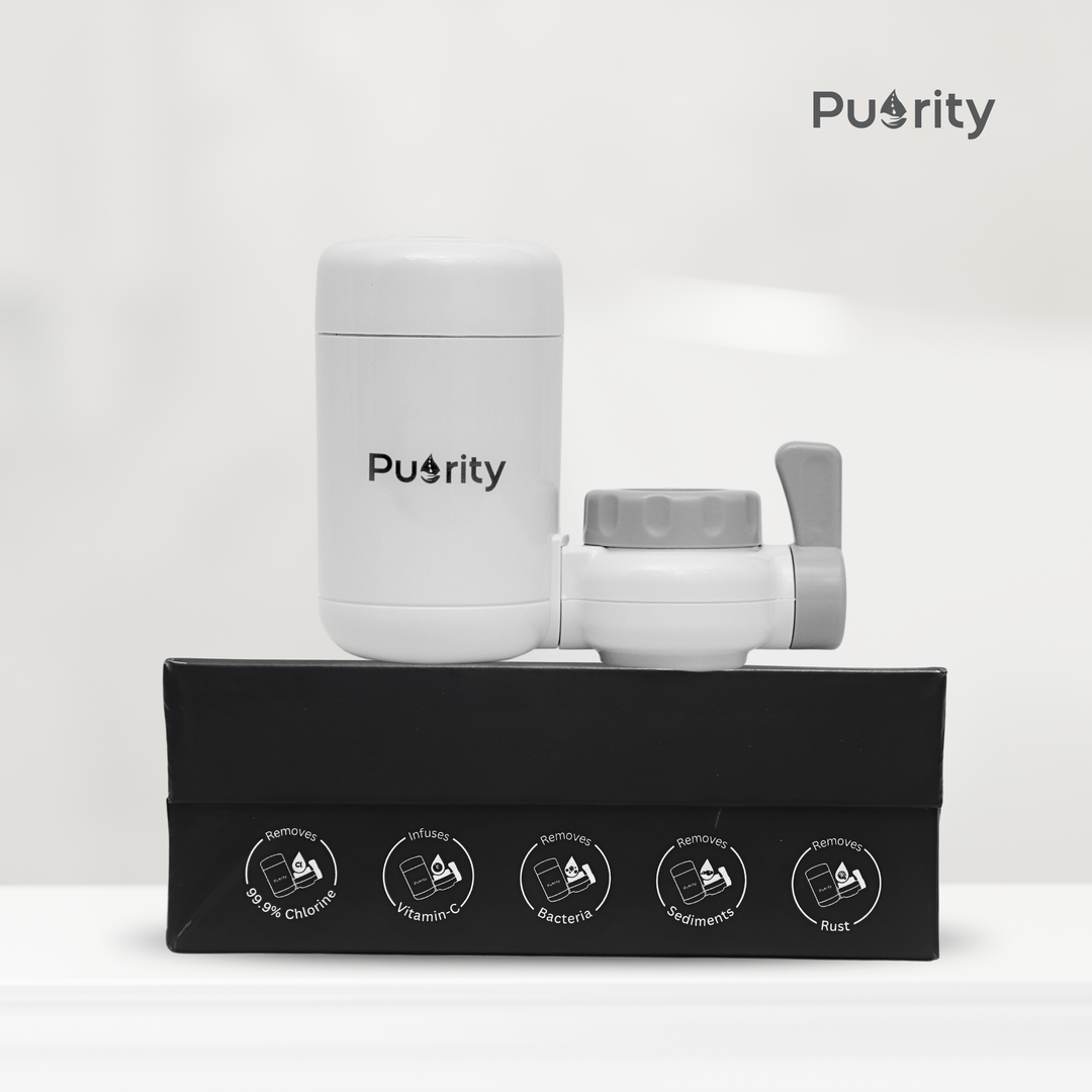 Beauty Faucet Filter - Pearl White