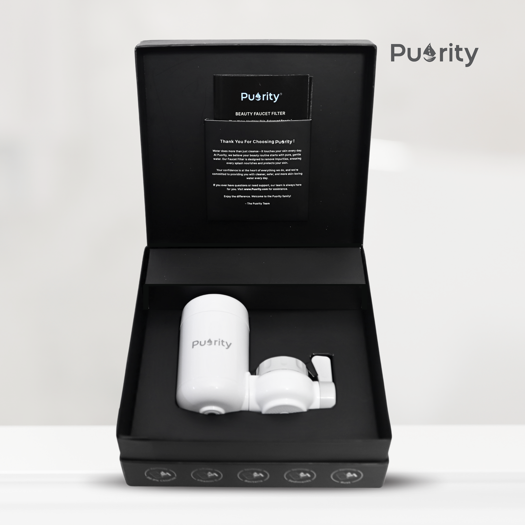 Beauty Faucet Filter - Pearl White